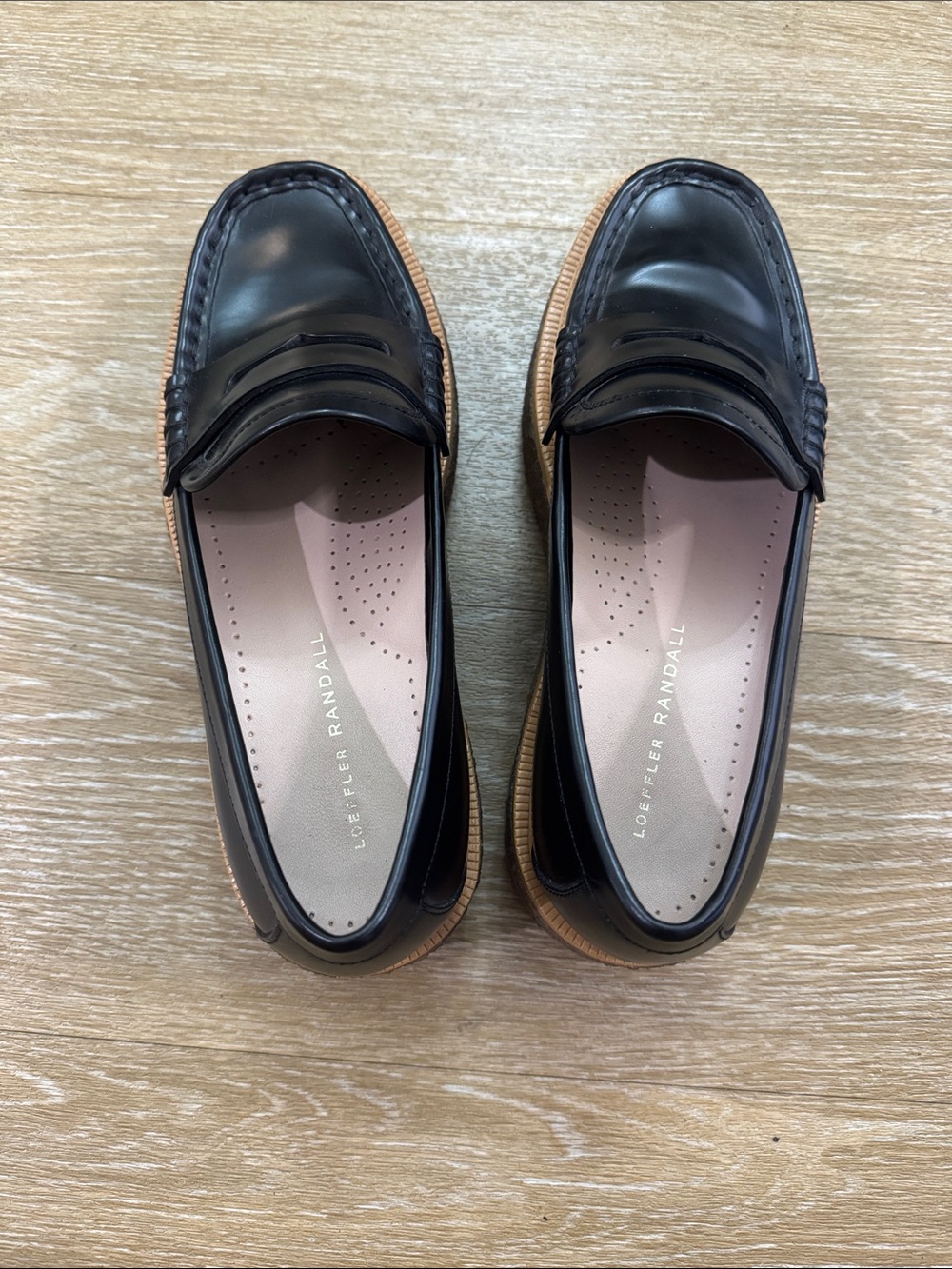 Loeffler Randall Rikki Platform Gum Sole Penny Loafers size 7 - Picture 5 of 8